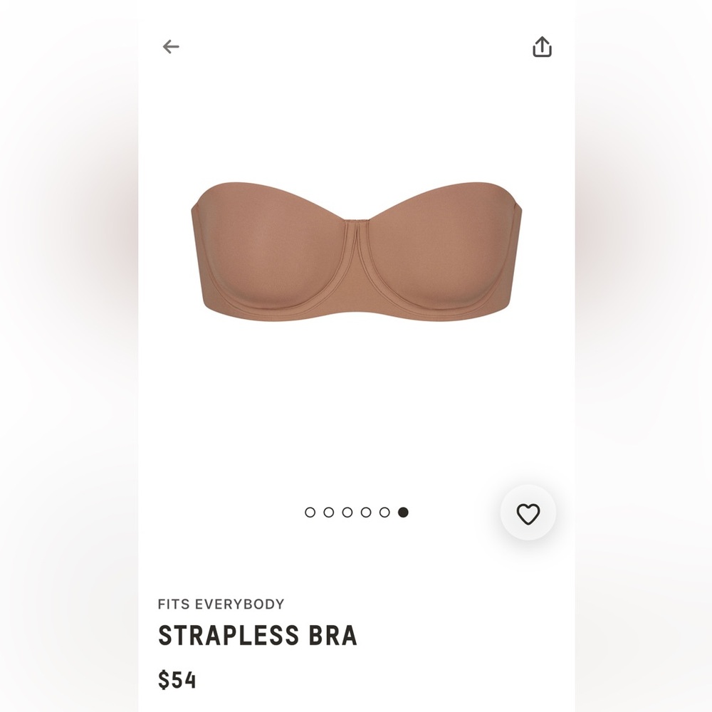 SKIMS FITS EVERYBODY STRAPLESS BRA